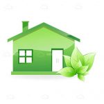 Green Home with Green Leaves